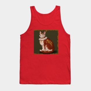 Renaissance Cat is Half Upholstery Tank Top